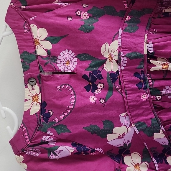 Tea Collection floral purple dress size 6 - Picture 4 of 5